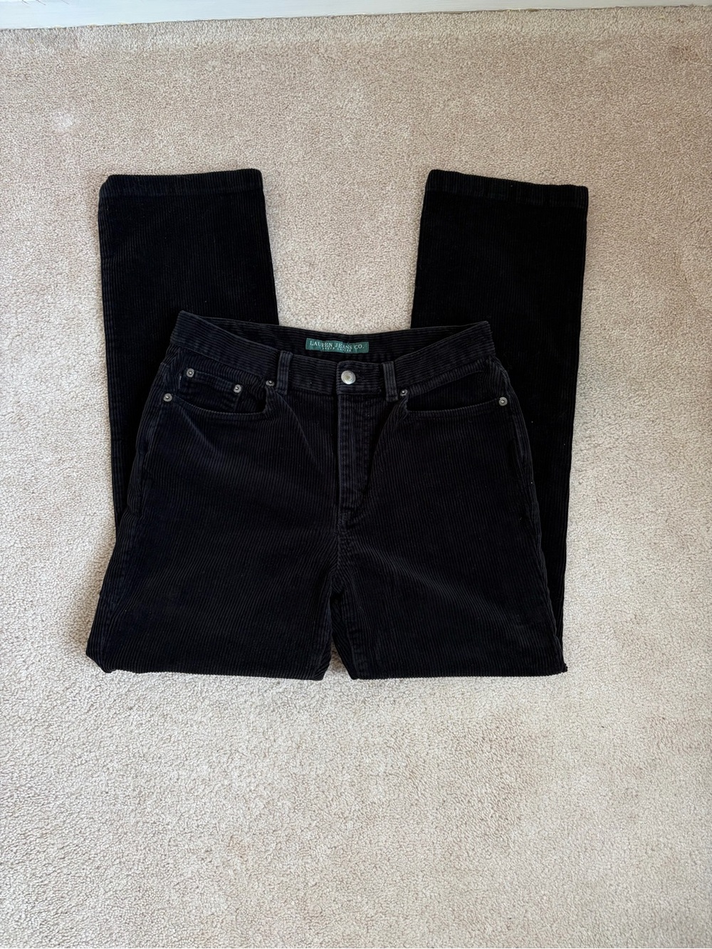 Vintage Lauren Ralph Lauren Jeans Co. Black Corduroy Pants